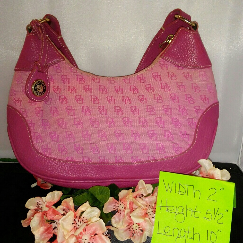 PRETTY PINK DOONEY AND BOURKE PURSE